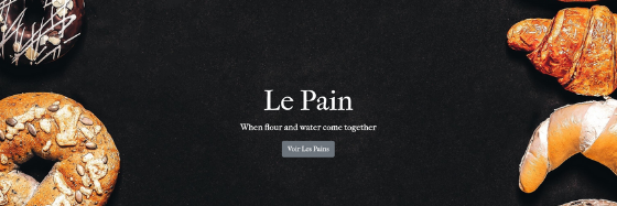 Le Pain Artisan Bread Website