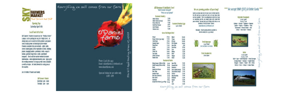 Brochure For O'Daniel Farms