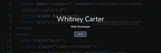 Video Background Website
